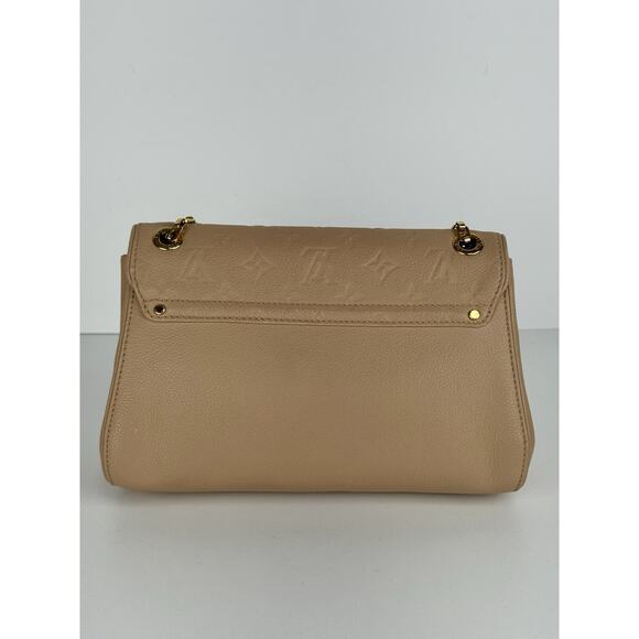 Louis Vuitton Monogram Empreinte Saint Germain PM Bag Beige Leather D-3 - Picture 3 of 16